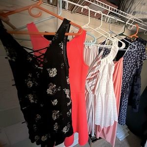 Women’s dresses lot - small/XS bundle summer dress, romper, maxi skirt